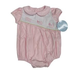 NWT Little English 6M Bunnies Charlotte Bubble